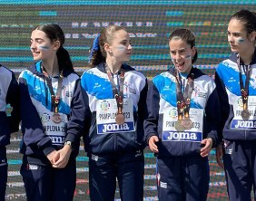 A nova xeración de ouro do atletismo galego logra oito medallas nos nacionais
