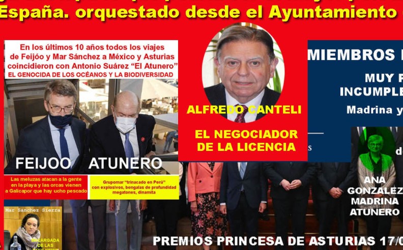 Antonio Suárez Gutierrez GRUPOMAR entre los 2.824 títulos que Podemos y PLADESEMAPESGA quiere retirar a los corruptos.