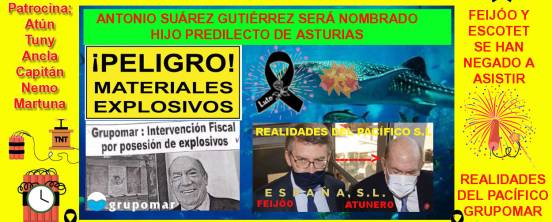 Atún Tuny, Ancla, Capitán Nemo, Martuna y Gobierno del Principado ponen de luto al sector pesquero de Asturias.