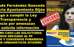 La CTBG recomienda a Xornal Galicia acudir a los tribunales para que obliguen a cumplir la Ley a la Secretaria del Ayuntamiento de Gijón, Inmaculada Fernández Gancedo.