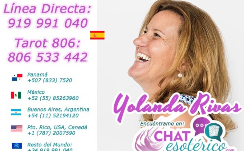 Tarot Yolanda Rivas – Vidente Yolanda tarotista buena y fiable visa 806 opiniones teléfono