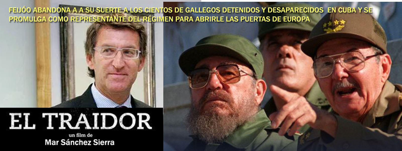 Sr Feijóo denuncian que sus amigos castristas de Cuba estan &quot;torturando&quot; a  decenas de gallegos/as bajo su silencio confabulador... - Xornal Galicia | Xornal  Galicia