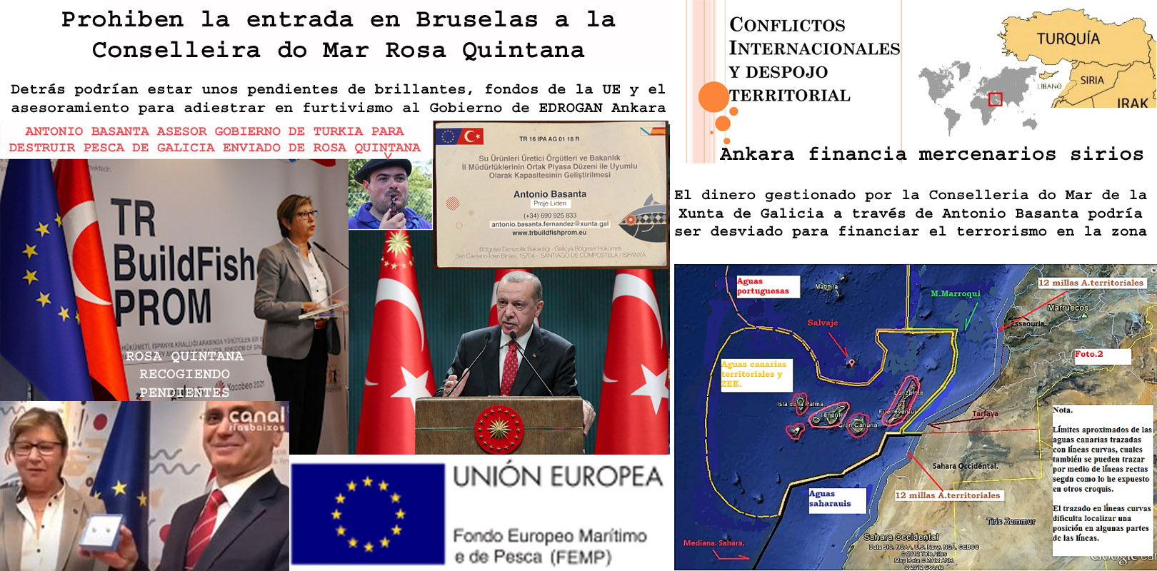 El hermanamiento de pesca gestionado por Rosa Quintana y Antonio Basanta  cargo político del PPdeG con Turquía destapa un grave conflicto  Internacional dentro de la Unión Europea. | Xornal Galicia