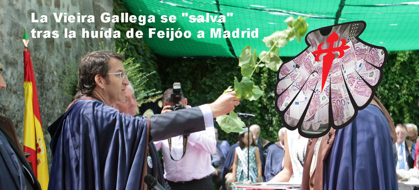 La Vieira Gallega se salva de las atrocidades y huída de Feijóo a Madrid en  la que se lleva al Apostol con el. | Xornal Galicia