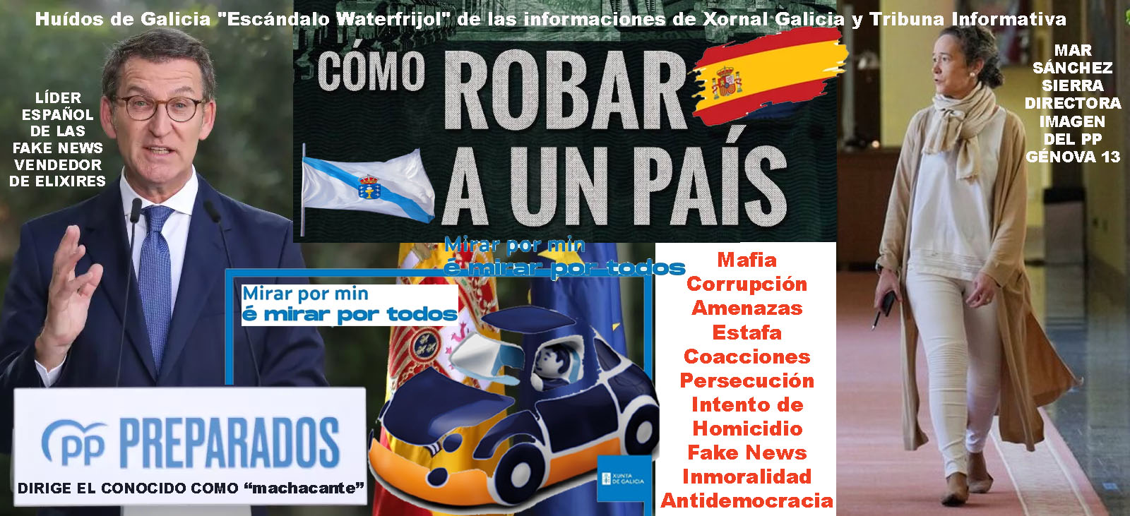Xornal Galicia - PP Génova 13 esta viviendo el "modus operandi" de Galicia  en comunicación criminal con Mar Sánchez Sierra, coacciones, amenazas si  los medios no publican Fake News.