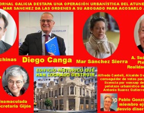Ana González, Canteli, Antonio Suárez Gutierrez expertos en preparar un pelotazo urbanístico sobre un edificio histórico protegidod e Gijón